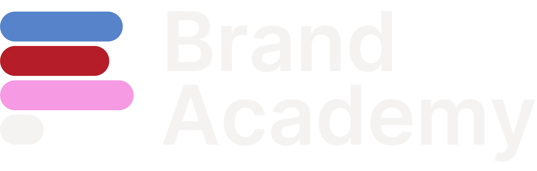 Brand Academy logo on dark