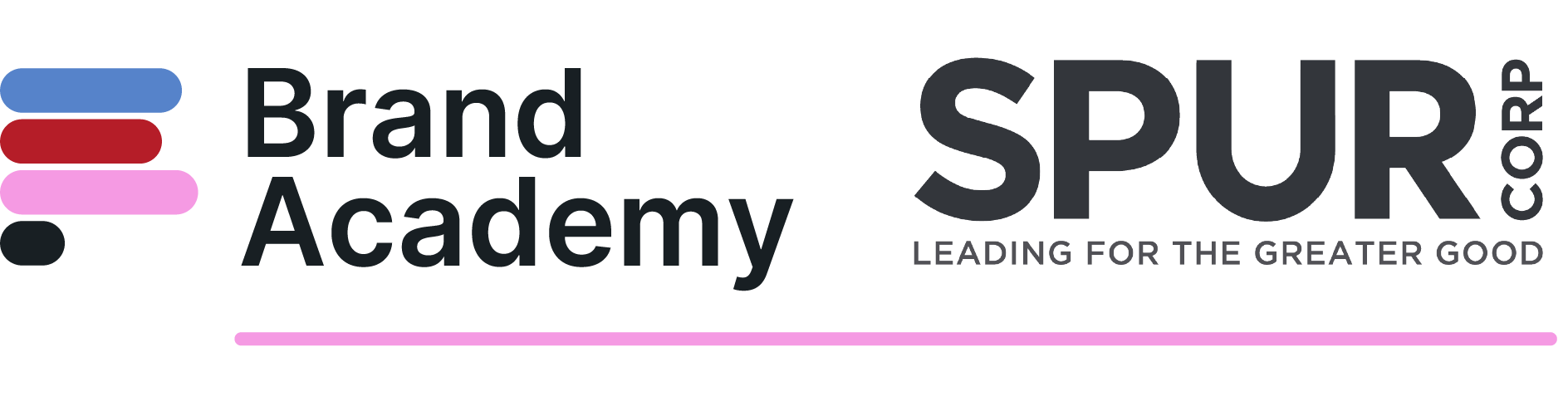 Brand Academy partnership lockup